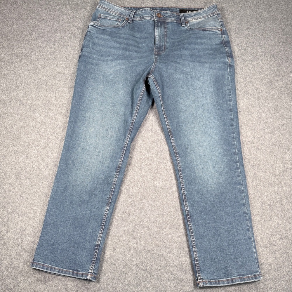 TPJ Slim Thick Blue Denim Jeans Mens 38x28 Medium Wash JU9T5NAMR28-38